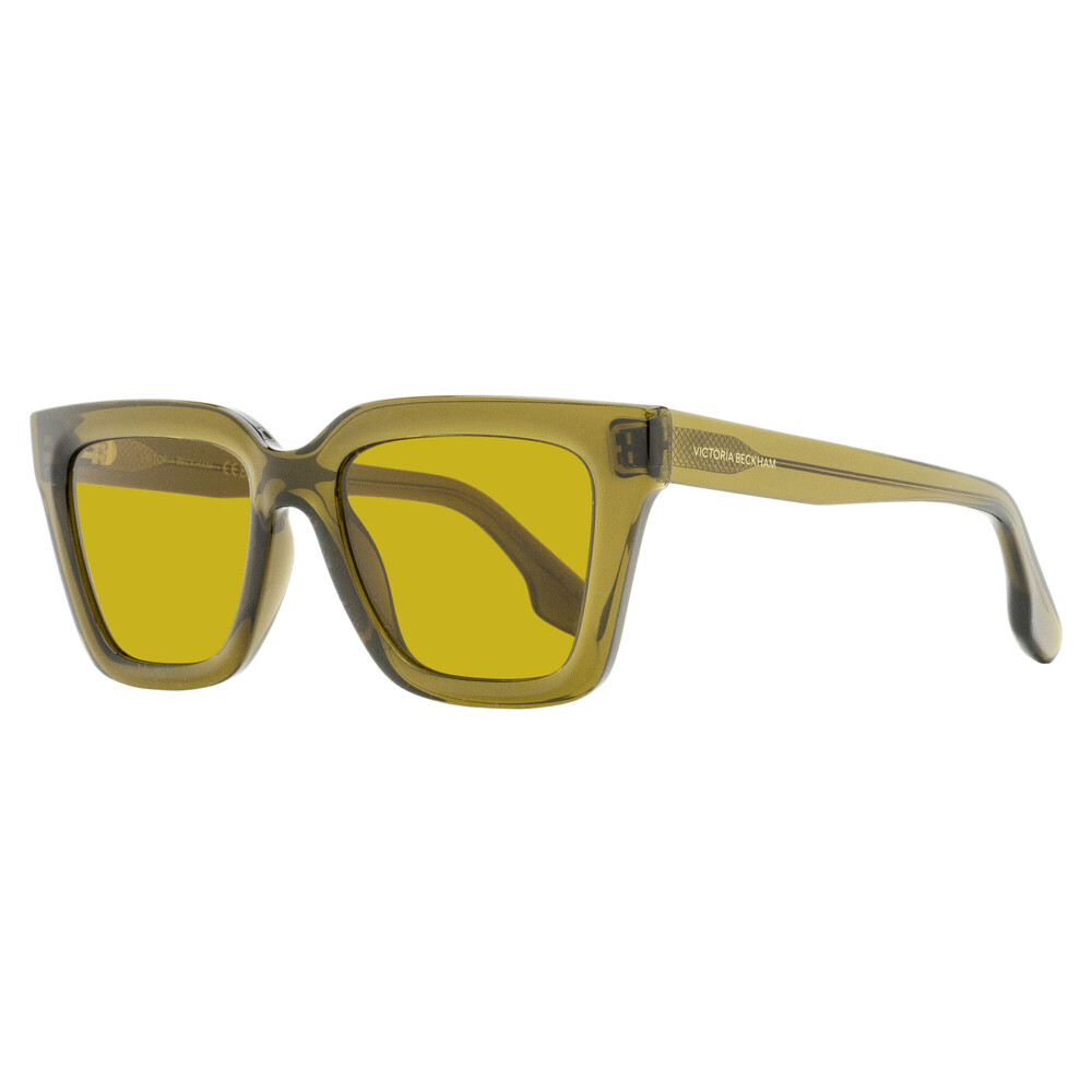 Victoria Beckham Tapered Rectangular Sunglasses VB644S 316 Khaki 53mm